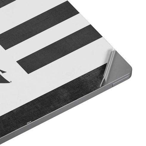 Michigan State University Black and White Stripes Laptop Skins